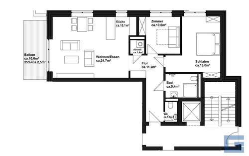 Foto - Wohnung zum Kaufen in Heikendorf 599.157,00 € 85 m²