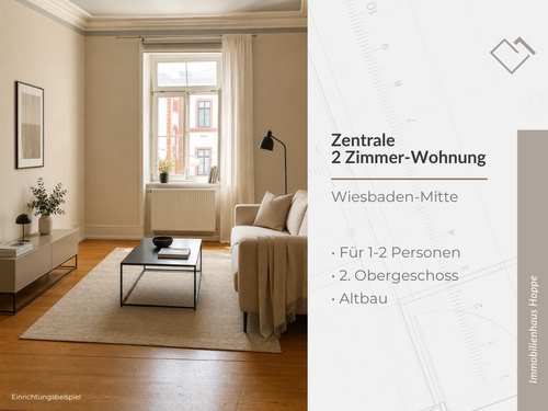Foto - Wohnung zum Mieten in Wiesbaden 690,00 € 54 m²