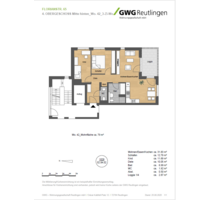Wohnung zum Mieten in Metzingen 962,50 € 77 m²