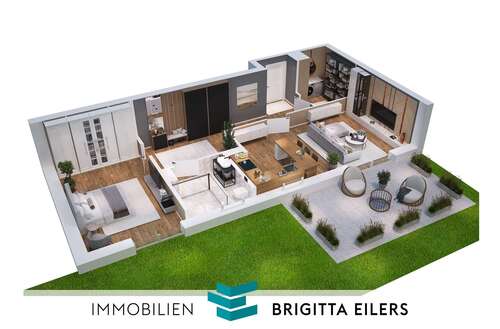 Foto - Wohnung zum Mieten in Achim 1.360,00 € 85.5 m²