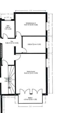 Foto - Wohnung zum Mieten in Erzhausen 1.100,00 € 68 m²