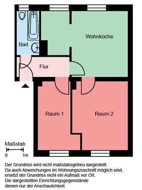 Foto - Wohnung zum Mieten in Datteln 419,00 € 47.01 m²