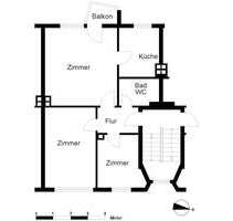 Wohnung zum Mieten in Bremerhaven 325,00 € 54.5 m²