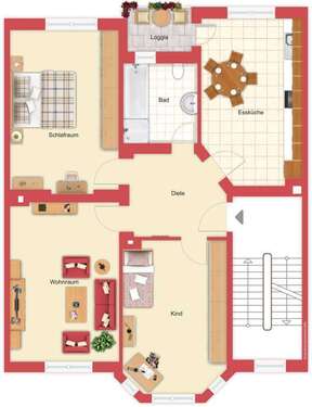 Foto - Wohnung zum Mieten in Essen 795,00 € 87 m²