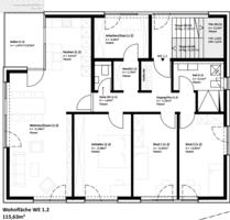 Wohnung zum Mieten in Neckarsulm 1.578,35 € 115.63 m²