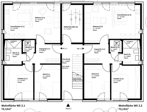 Foto - Wohnung zum Mieten in Neckarsulm 998,09 € 73.12 m²