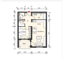 Wohnung zum Mieten in Kaiserslautern 1.055,00 € 71.5 m²