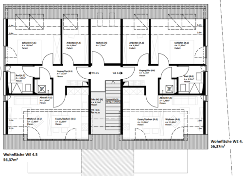 Foto - Wohnung zum Mieten in Neckarsulm-Obereisesheim 769,45 € 56.37 m²