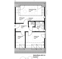 Wohnung zum Mieten in Neckarsulm-Obereisesheim 772,86 € 56.62 m²