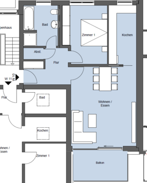 Foto - Wohnung zum Mieten in Rheda-Wiedenbrück 748,00 € 78.73 m²