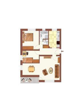 Foto - Wohnung zum Kaufen in Röthenbach an der Pegnitz 235.000,00 € 77 m²