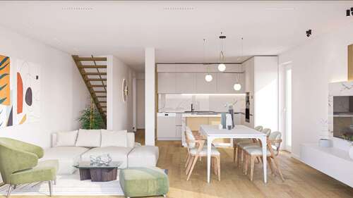 Foto - Wohnung zum Kaufen in Großkarolinenfeld 298.116,00 € 46.8 m²