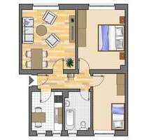 Wohnung zum Mieten in Herten 519,00 € 59.58 m²