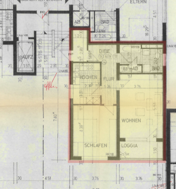 Foto - Wohnung zum Mieten in Velbert 441,00 € 63 m²