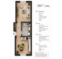 Wohnung zum Kaufen in Köln 298.000,00 € 40 m²