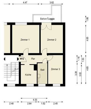 Foto - Wohnung zum Kaufen in Berlin 418.000,00 € 73.25 m²
