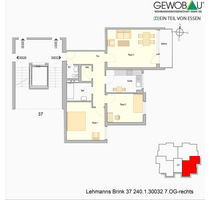 Wohnung zum Mieten in Essen 636,00 € 79.34 m² Wohnung zum Mieten in Essen 636,00 € 79.34 m²