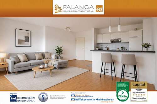 Foto - Wohnung zum Kaufen in Mainz-Kastel 258.000,00 € 60 m²