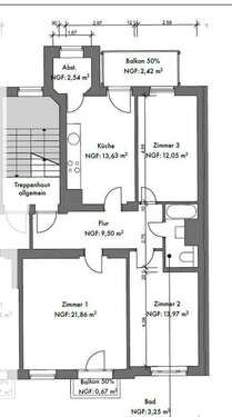 Foto - Wohnung zum Kaufen in Erfurt 201.430,00 € 77.47 m²