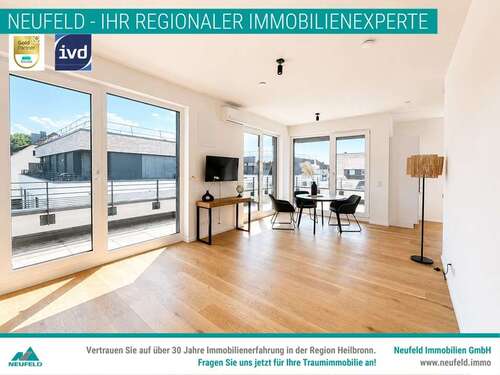 Foto - Wohnung zum Mieten in Heilbronn 1.406,00 € 73.96 m²