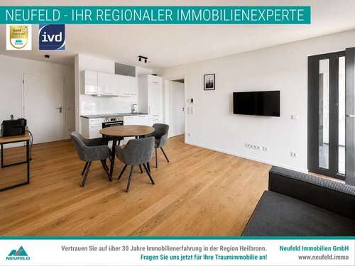 Foto - Wohnung zum Mieten in Heilbronn 959,00 € 50.37 m²