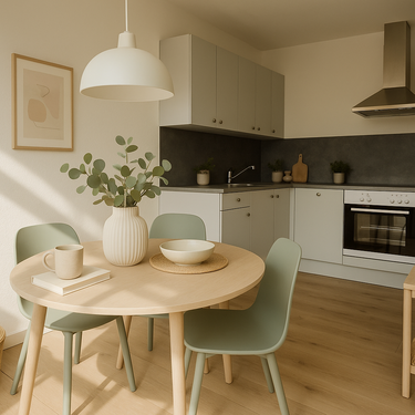 Foto - Wohnung zum Mieten in Halle 385,00 € 57.21 m²