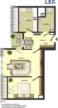 Foto - Wohnung zum Mieten in Solingen 599,00 € 68.3 m²