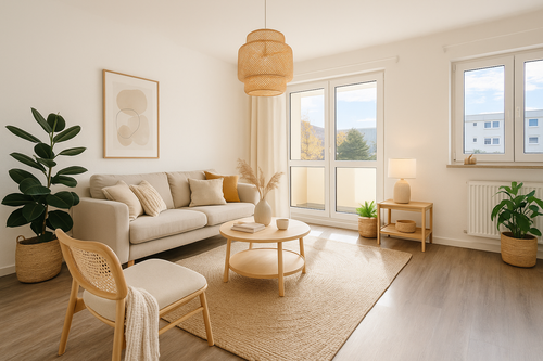 Foto - Wohnung zum Mieten in Halle 450,00 € 65.83 m²