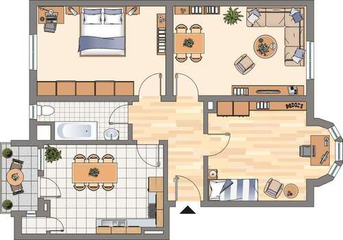 Foto - Wohnung zum Mieten in Bochum 709,00 € 87.47 m²