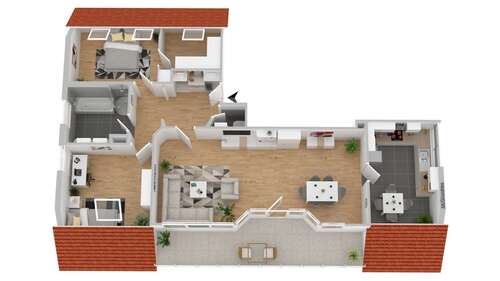 Foto - Wohnung zum Mieten in Ispringen 820,00 € 90 m²