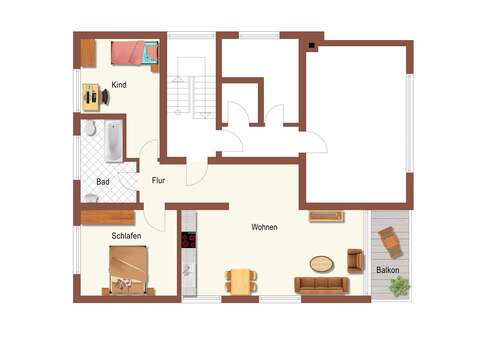 Foto - Wohnung zum Mieten in Stuttgart 1.340,00 € 72 m²