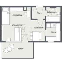 Wohnung zum Kaufen in Senden 145.000,00 € 36.4 m²