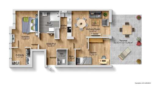 Foto - Wohnung zum Kaufen in Weikersheim 359.751,00 € 92.6 m²