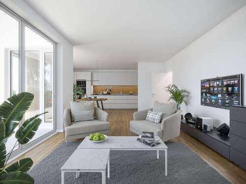 Foto - Wohnung zum Mieten in Augsburg 1.044,00 € 66.46 m²