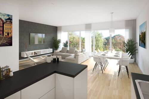 Foto - Wohnung zum Kaufen in Aschaffenburg 376.000,00 € 70.88 m²