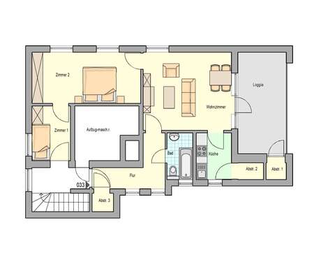 Foto - Wohnung zum Mieten in Nuernberg 784,90 € 78.49 m²