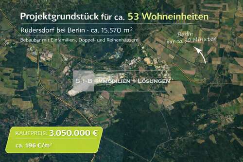 Foto - Grundstück zu verkaufen in Rüdersdorf bei Berlin 3.050.000,00 € 15570 m²