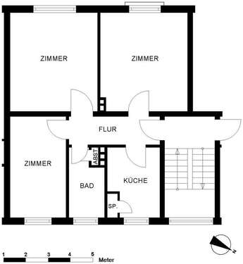 Foto - Wohnung zum Mieten in Oldenburg 519,00 € 63.36 m²