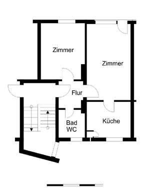 Foto - Wohnung zum Mieten in Bremerhaven 277,00 € 46.52 m²
