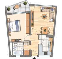 Wohnung zum Mieten in Dortmund 429,00 € 50 m²