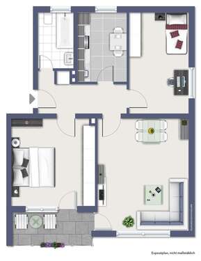 Foto - Wohnung zum Kaufen in Wiesbaden 298.000,00 € 70.24 m²