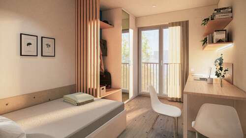 Foto - Wohnung zum Mieten in Mannheim 592,00 € 18 m²