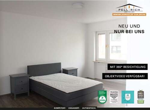 Foto - Wohnung zum Mieten in Karlsruhe 1.100,00 € 70 m²