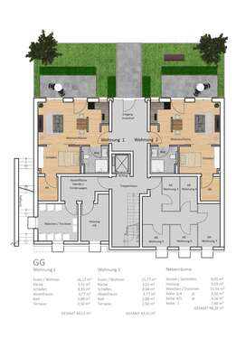 Foto - Wohnung zum Mieten in Solingen 587,00 € 44.15 m²