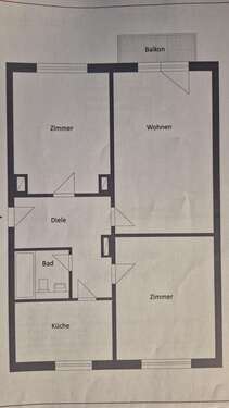 Foto - Wohnung zum Mieten in Merseburg 750,00 € 76 m²