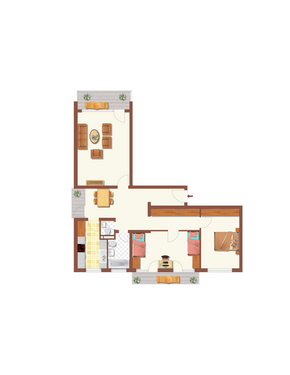 Foto - Wohnung zum Mieten in Frauenaurach 1.375,00 € 105 m²