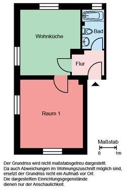 Foto - Wohnung zum Mieten in Datteln 339,00 € 34.8 m²