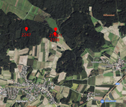 Foto - Grundstück in Aiglsbach 130.000,00 € 30036 m²