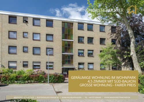Foto - Wohnung zum Kaufen in Schortens 109.000,00 € 100 m²
