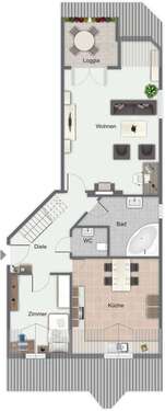 Foto - Wohnung zum Mieten in Erfurt 680,00 € 76 m²